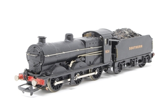 SR Q Class 0-6-0 531 in SR Black