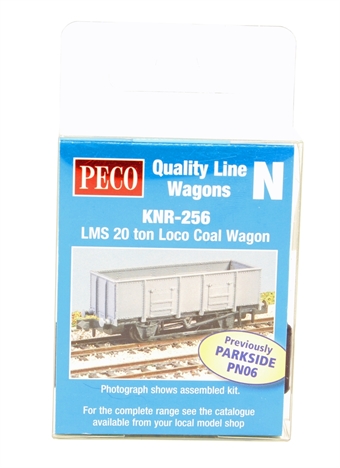 LMS 20 ton loco coal wagon - plastic kit