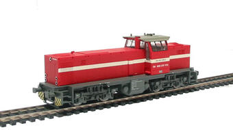 Class MAK Diesel loco of the Swiss SBB CFF in red livery - Epoch 5