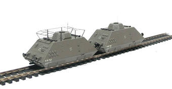 Panzer train pack 3 - Armoured Reconaissance Train - (motorised) of the DRG (DCC fitted)