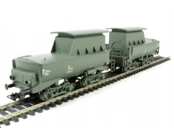 Auxillary tank wagon of the German DB in camoflage livery - Epoch 4