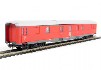 Escort van for goliath crane of the German DB in red livery - Epoch V