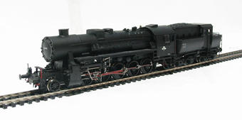 Class BR52 2-10-0 Steam loco of the Austrian OBB in black & red livery Epoch 3