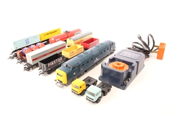 Freightliner Terminal Train Set, including Class 55 delitic