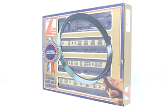GWR King George V 6000 train set plus three coaches in chocolate and cream