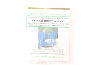 Three BR BRUT Trollies kit