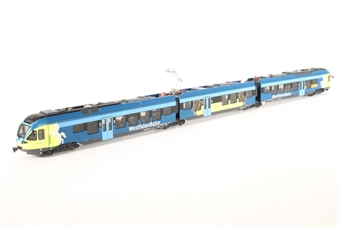FLIRT 3-Car EMU of the Westfalenbahn, Epoch V - special edition for Modelbahn Union