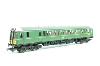 Class 121 W55026 in BR green with small yellow panels