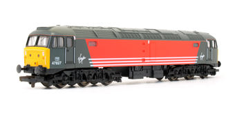 Class 47 47827 in Virgin Trains livery