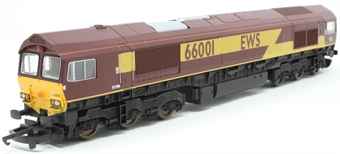 Class 66 66001 in EWS livery