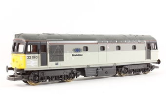 Class 33 33063 in Mainline grey