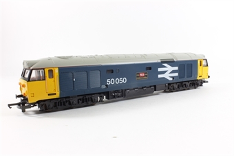 Class 50 50050 "Peco Golden Jubilee 1946-1996" in BR Large Logo blue limited edition of 500