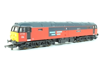 Class 47 47726 "Manchester Airport Progress" in Rail Express Systems livery 
