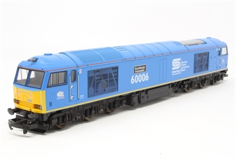 Class 60 diesel 60006 "Scunthorpe Ironmaster" in British Steel livery