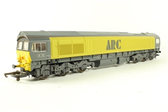 Class 59 59103 "Village of Mells" in ARC yellow