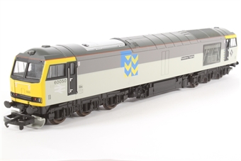 Class 60 60050 'Roseberry Topping' in Railfreight Metals grey