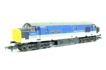 Class 37 37414 'Cathays C&W Works 1846-1993' in Regional Railways livery - Limited edition of 850