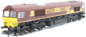 Class 66 66250 in EWS livery