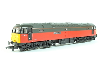 Class 47/4 47474 'Sir Rowland Hill' in Parcels red