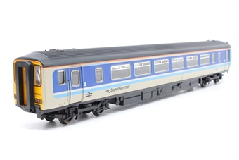 Class 156 57480 in BR Provincial Blue - split from set