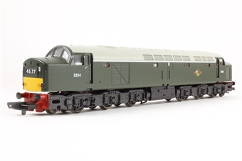 Class 40 D354 in BR Green