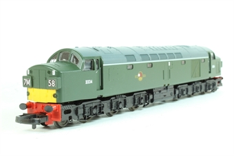 Class 40 D334 in BR Green