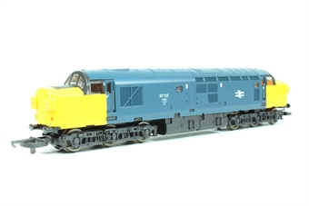 Class 37 Diesel. 37112 BR Blue with wrap round yellow ends