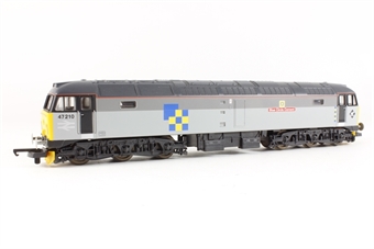 Class 47 47210 'Blue Circle Cement' in Railfreight Construction livery