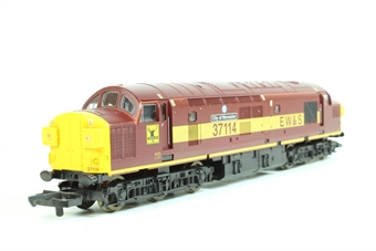 Class 37 37114 "City of Worcester" in EW&S livery