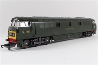 Class 52 D1003 'Western Pioneer' in BR green