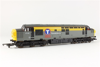 Class 37 37351 in Transrail grey and yellow