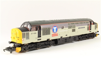 Class 37 37406 'The Saltire Society' in Transrail grey - limited edition of 500