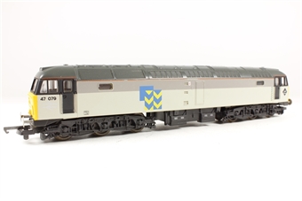 Class 47 47079 in Railfreight Metals Sector Livery