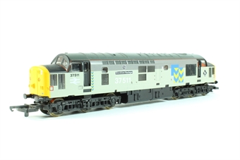 Class 37 37511 'Stockton Haulage' in Railfreight Metals Grey Livery