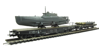 Wagon Set 4, Submarine Transport, DR. Era 4