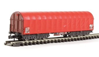 Coil Wagon 6-Axle DB Tarpaulin Red Era 4