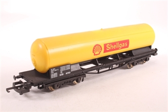 Continental Bogie Tanker - Shell - in yellow