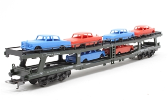 Bogie Car Transporter of the DB, with six cars