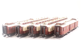 Orient Express five-coach set of the CIWL