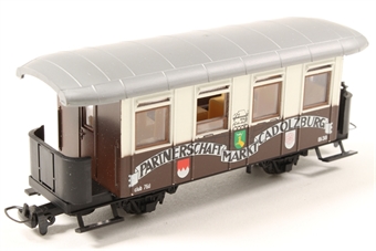 4-Wheel Passenger Car "Partnerschaft Markt Cadolzburg", Type Bi38 of the STLB