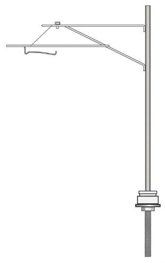 Single Mast for Peco overhead Catenary system