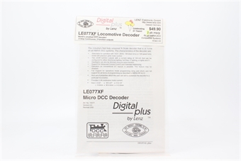 Micro DCC locomotive decoder - 2 pack