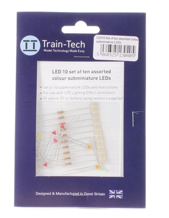 Assorted Sub-Miniature LED Set (10)