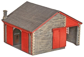 GWR goods shed - laser cut wood kit