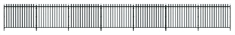 GWR Spear fencing, straight panels, gates & posts