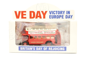 AEC Regent open top bus London Transport - VE Day