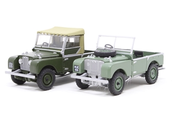 Set of 2 Land Rover series 1's 80" - 60th anniversary. Production run of <2000