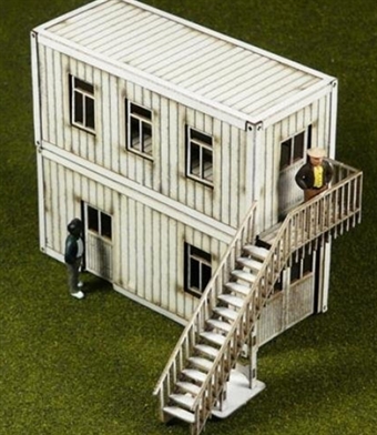 Laser cut container offices