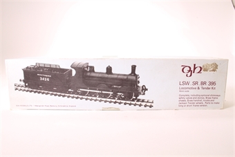 0-6-0 Class 395 Steam locomotive of the LSWR, SR or BR kit (Motor and wheels not included)