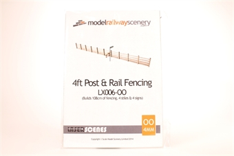 4ft Post & Rail Fencing (108cm)